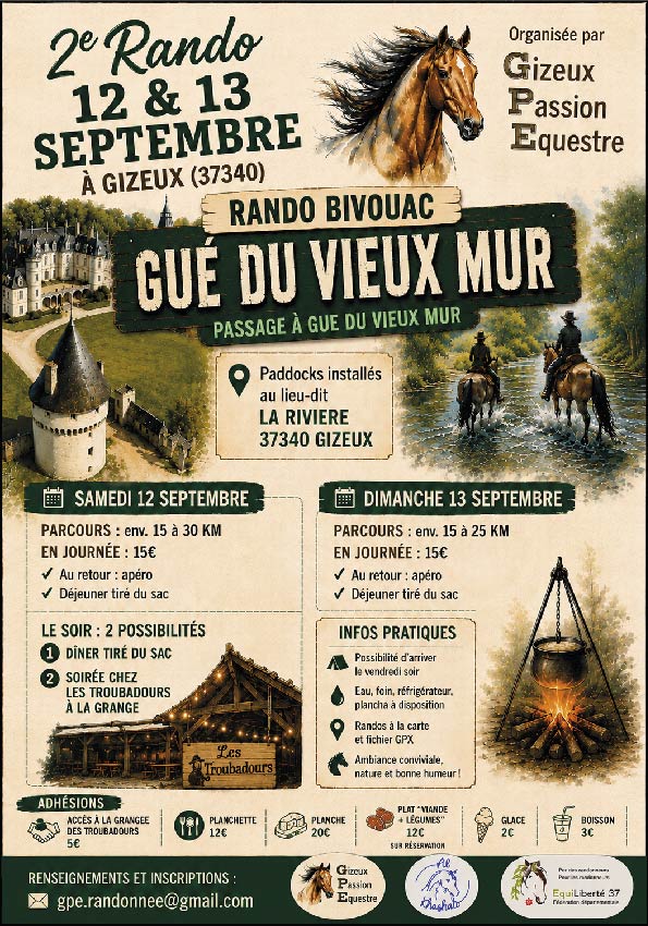 Gizeux sept 2026